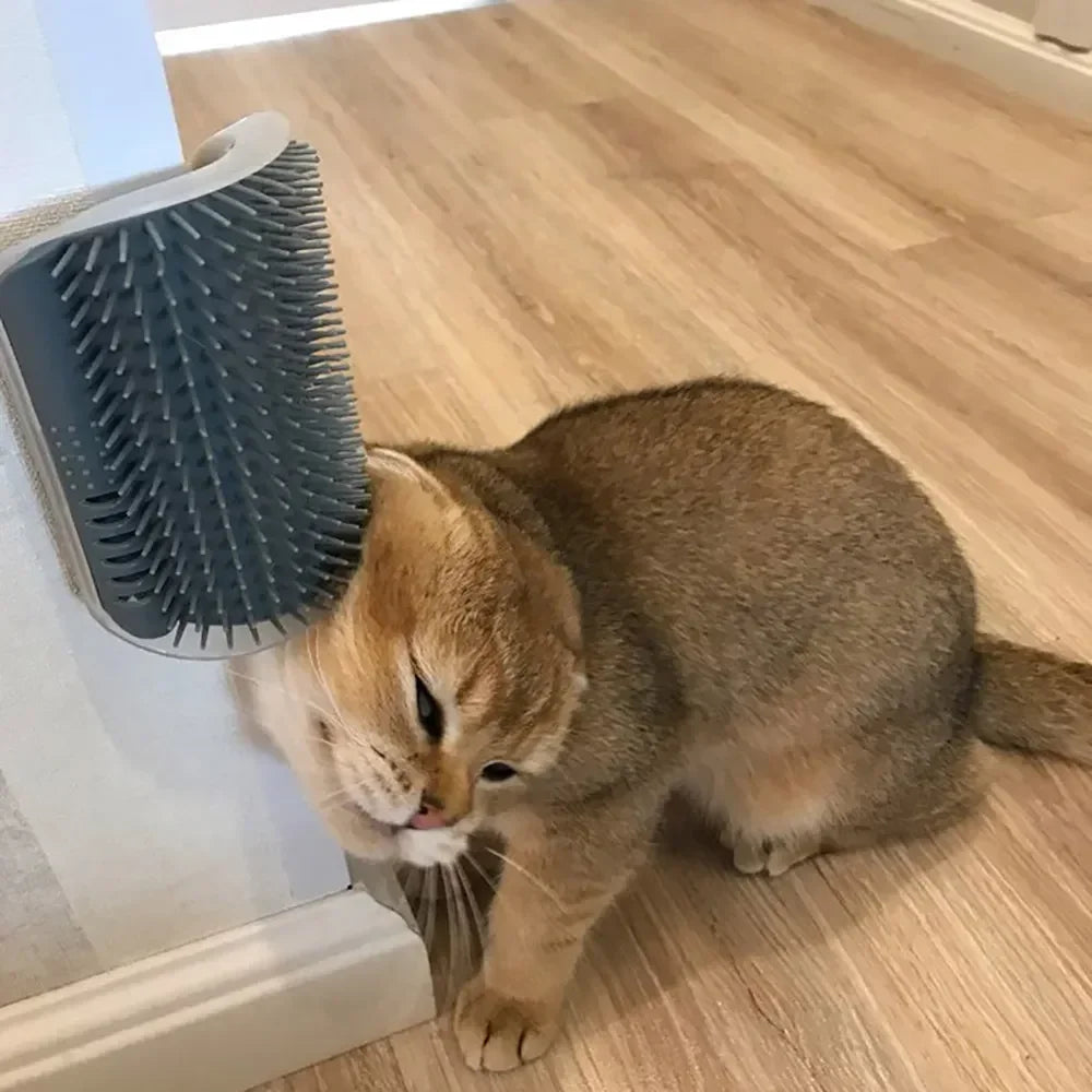 Large wall corner brush four color cat comb to remove floating hair