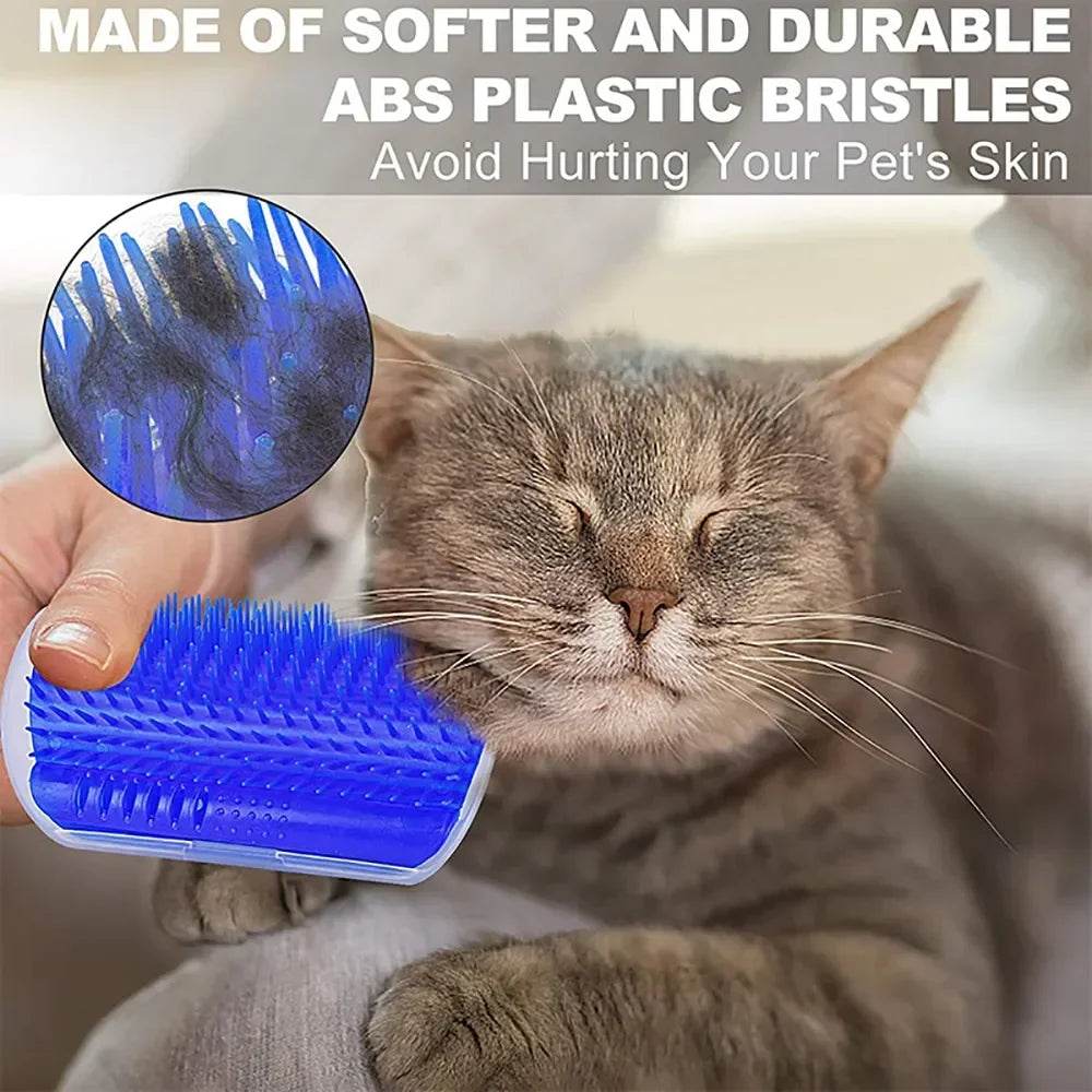 Large wall corner brush four color cat comb to remove floating hair