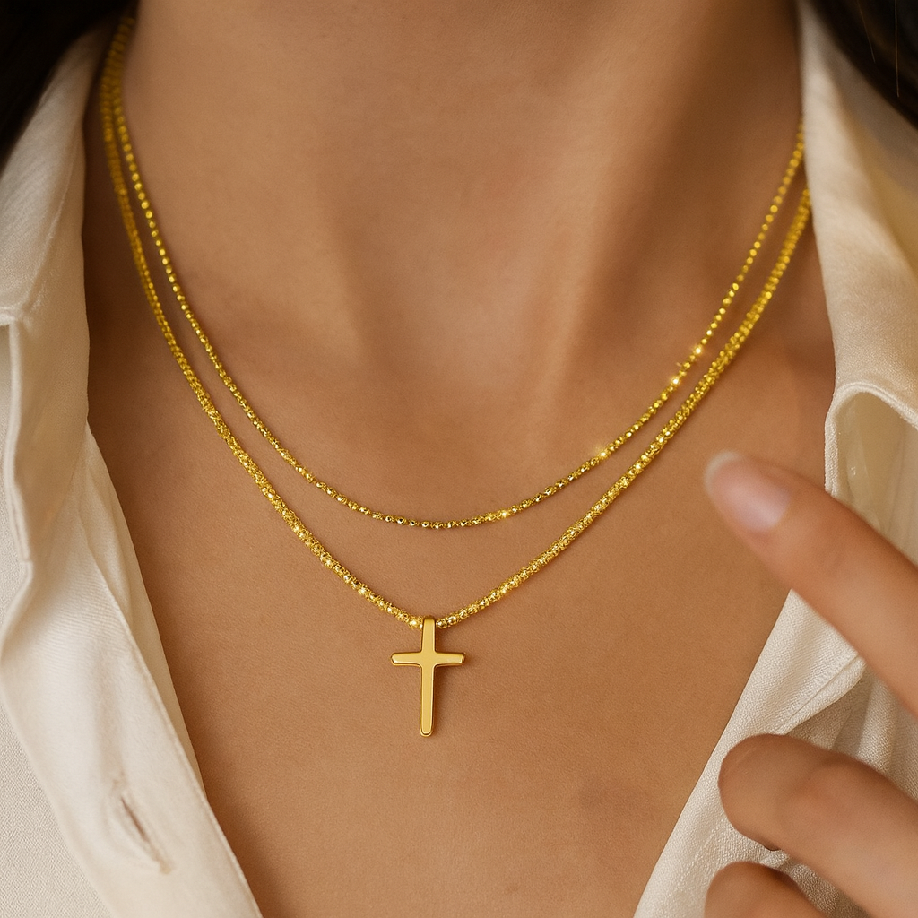 Silver Color Sparkling Necklace For Women Trendy Clavicle Chain Choker-Collar  Brillante – Elegancia Minimalista