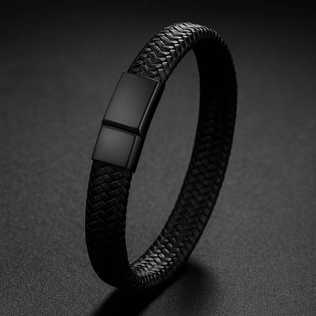 1PC Men's and Women's Fashion Trend Leather Weaving Rope Bracelet
