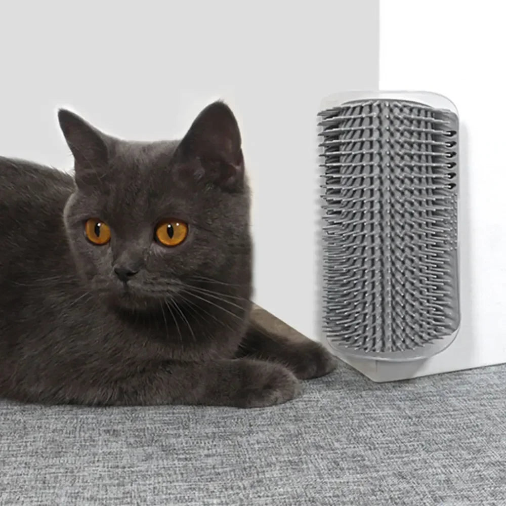 Large wall corner brush four color cat comb to remove floating hair