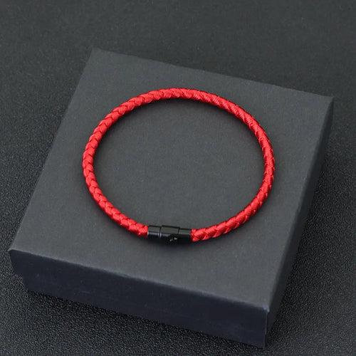 Grade A Keel Rope Bracelet Men Femme Lucky Red Thread Braclet Attract-Pulsera de Hilo de Protección – Estilo Clásico y Significado