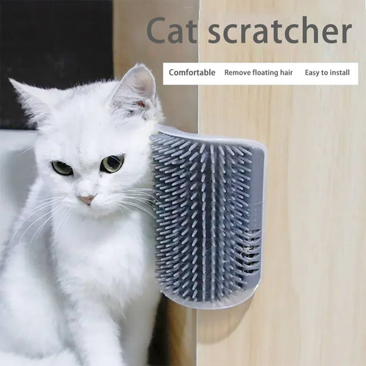 Large wall corner brush four color cat comb to remove floating hair