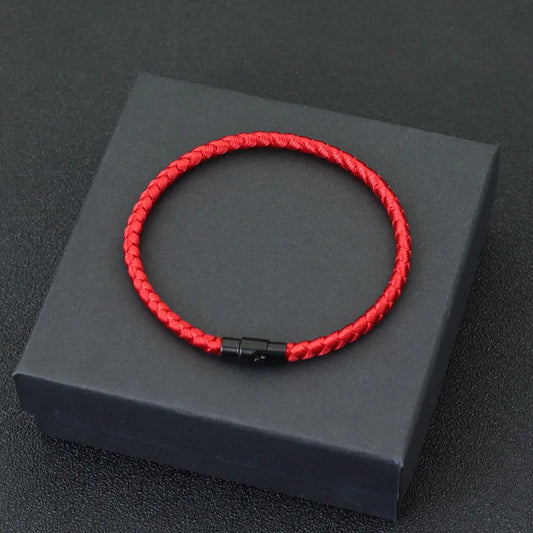 Grade A Keel Rope Bracelet Men Femme Lucky Red Thread Braclet Attract-Pulsera de Hilo de Protección – Estilo Clásico y Significado